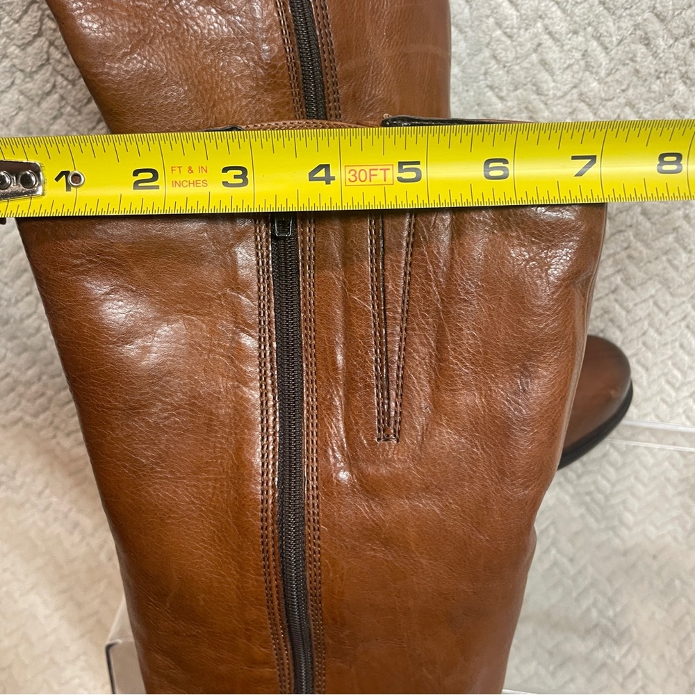 Clarks Womens 7.5 M‎ Mullin Spice Brown Leather Knee High Riding Boot Equestrian - Picture 15 of 16